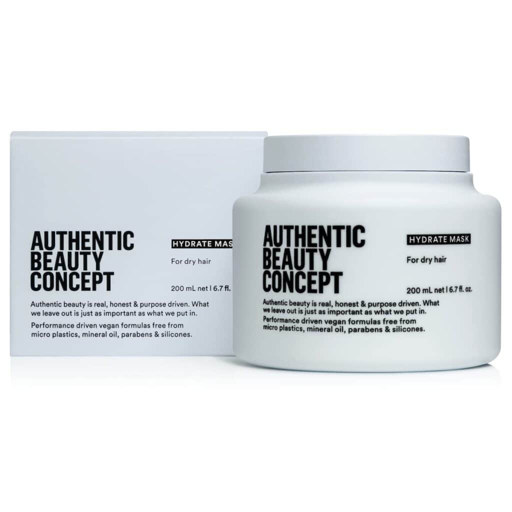 Authentic Beauty Concept Hydrate Mask 200ml – Intense Moisturising Treatment for Dry & Curly Hair
